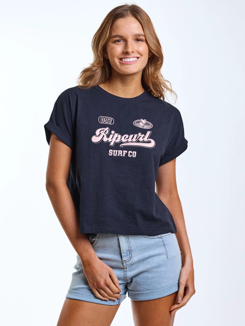 POLERA MC SUNI NEGRO MUJER RIP CURL - 2