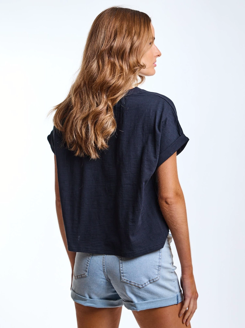 POLERA MC SUNI NEGRO MUJER RIP CURL - 3