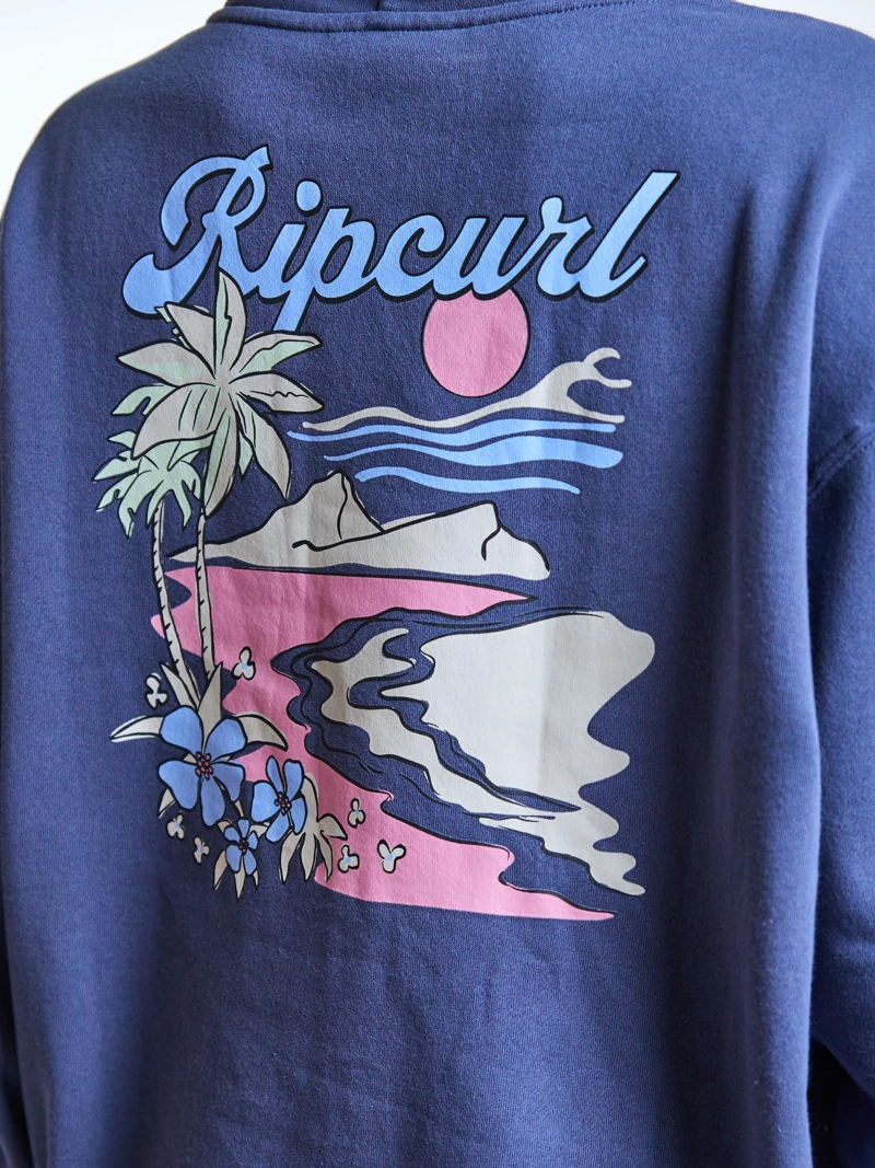 POLERON CANGURO CURANIPE AZUL MUJER RIP CURL - 5
