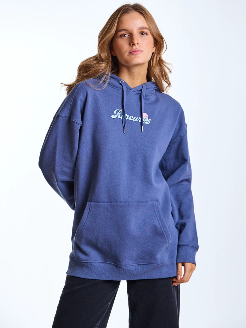 POLERON CANGURO CURANIPE AZUL MUJER RIP CURL - 7