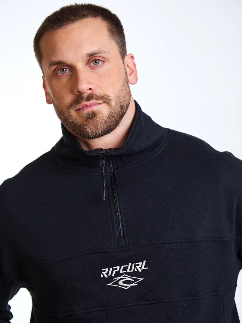 POLERON HZ SEEKER NEGRO HOMBRE RIP CURL - 5