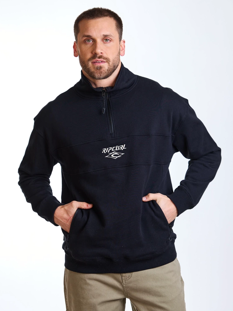 POLERON HZ SEEKER NEGRO HOMBRE RIP CURL - 8