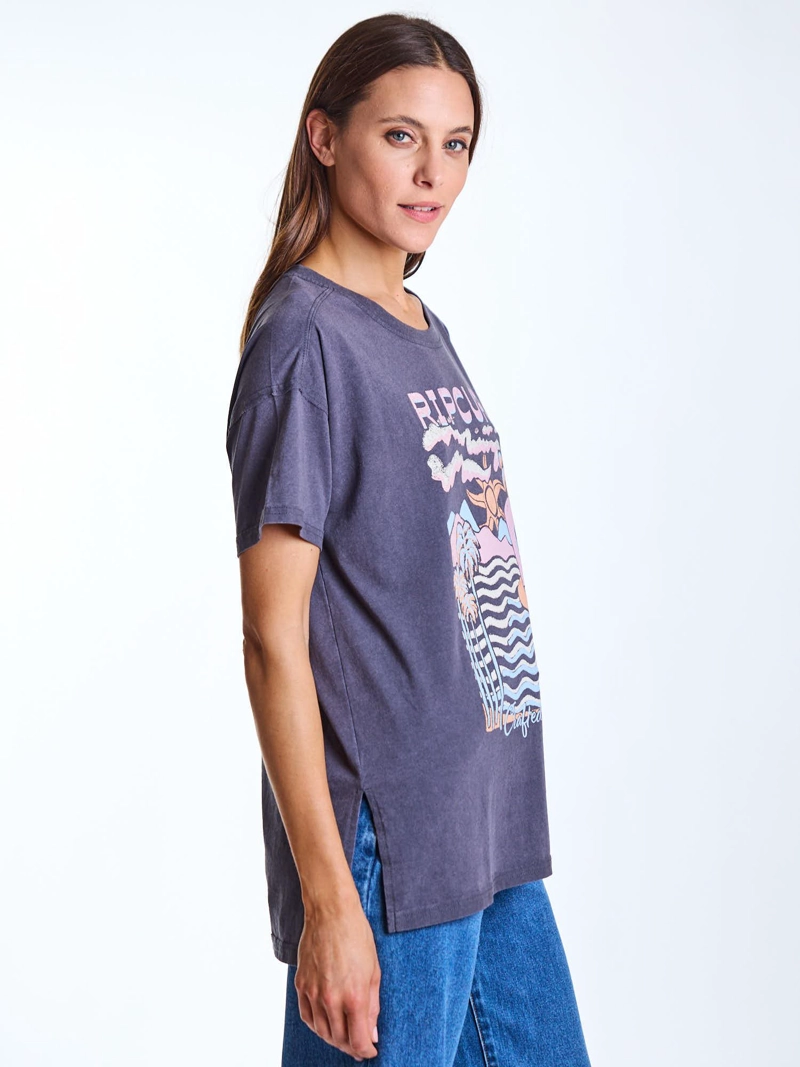 POLERA MC MAREA GRIS MUJER RIP CURL - 4
