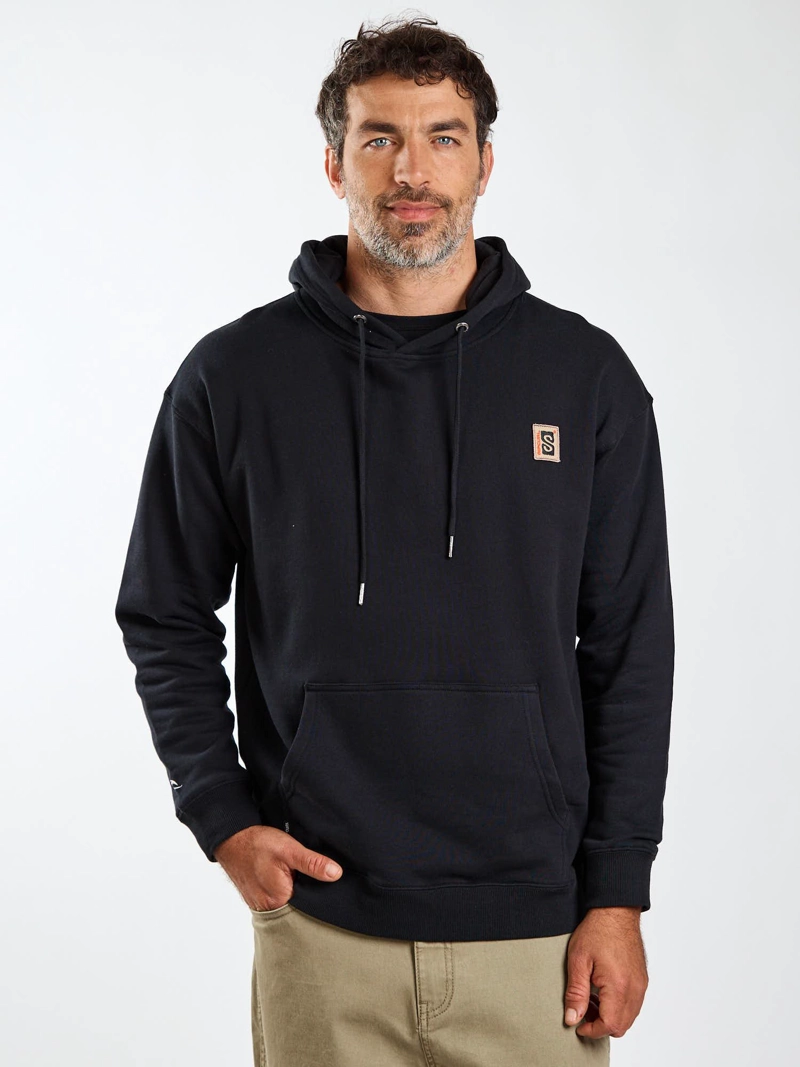 POLERON CANGURO RAW NEGRO HOMBRE RIP CURL - 2