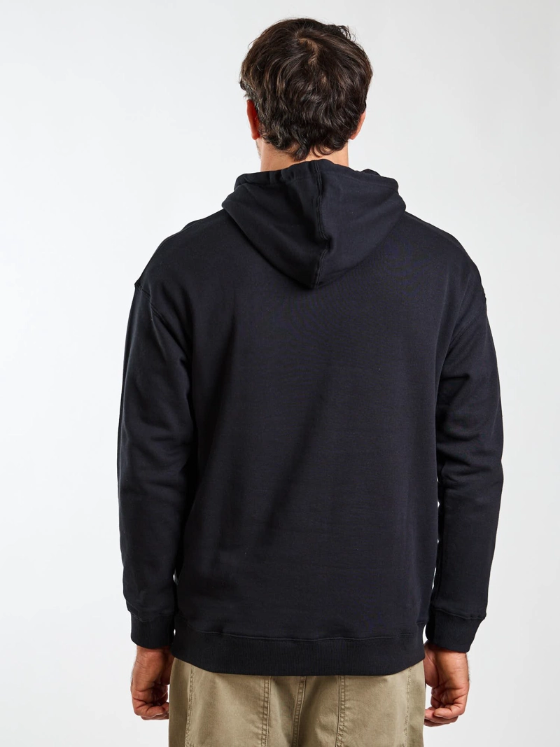 POLERON CANGURO RAW NEGRO HOMBRE RIP CURL - 3