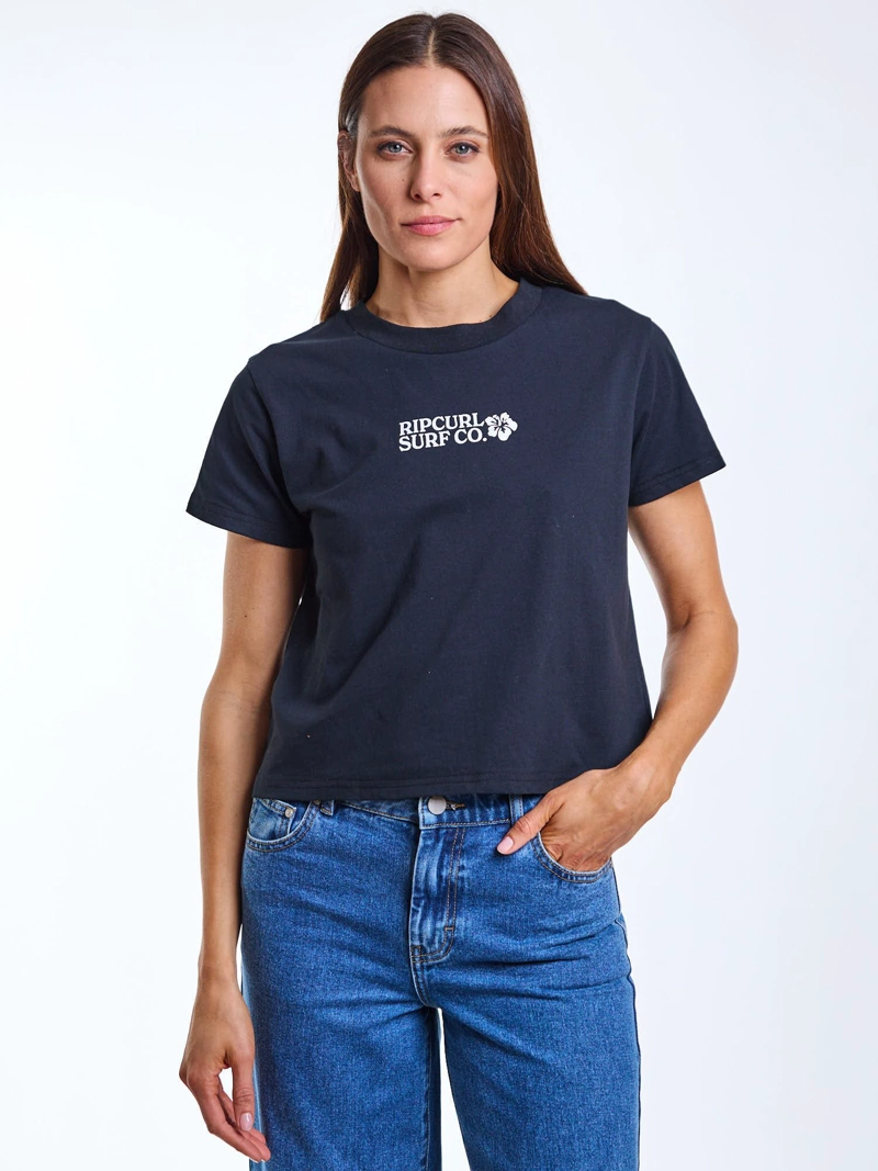 POLERA MC LUA NEGRO MUJER RIP CURL - 7