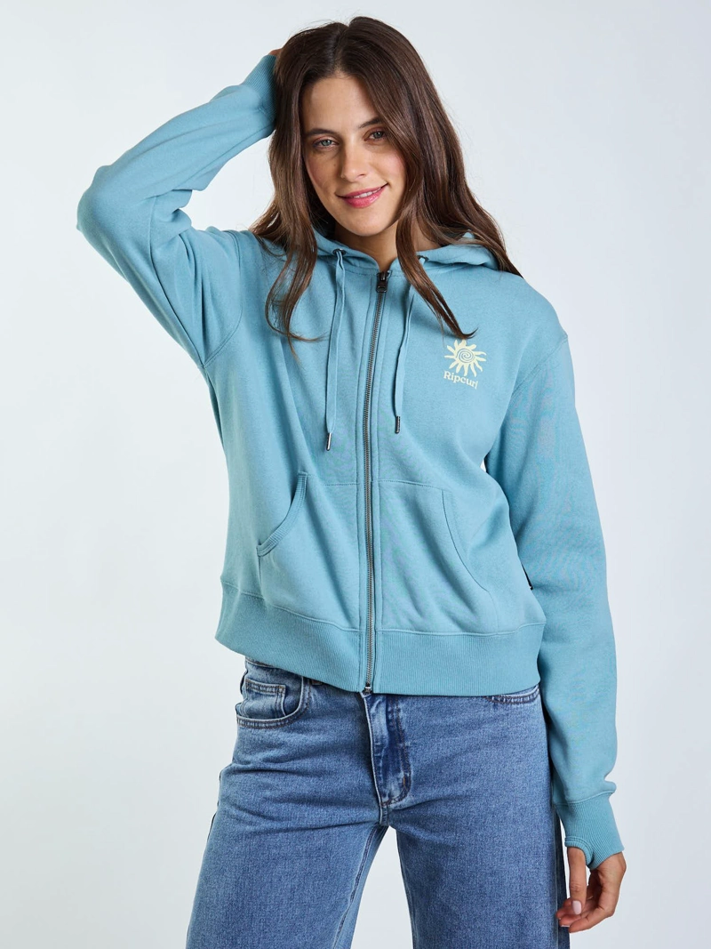 POLERON FZ NIEBLA VERDE MUJER RIP CURL - 7