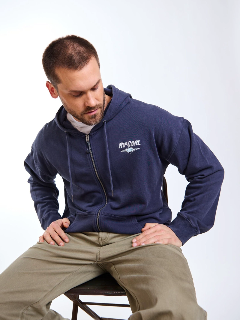 POLERON FZ SUNDOWN AZUL HOMBRE RIP CURL - 1