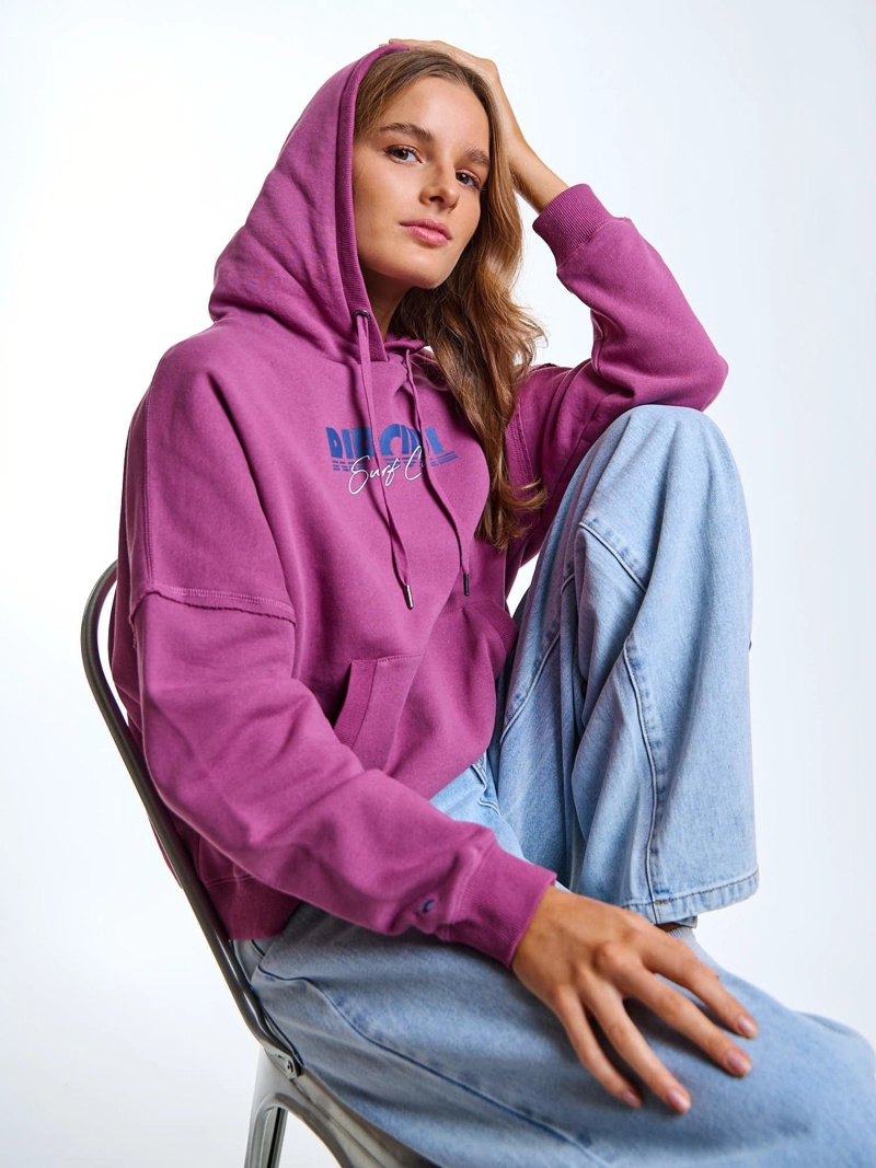 POLERON CANGURO BUCHU ROSADO MUJER RIP CURL - 1