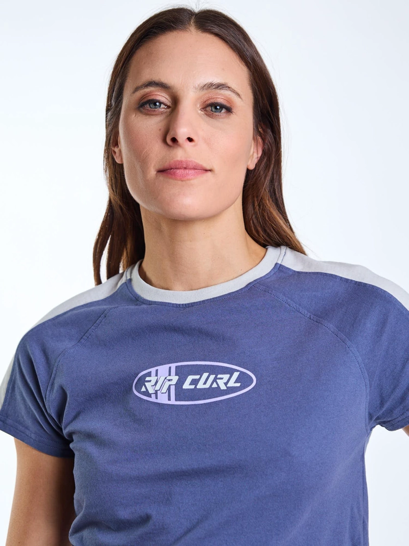 POLERA MC WAVE AZUL MUJER RIP CURL - 5
