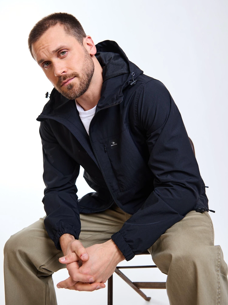 CORTAVIENTO AURELIA NEGRO HOMBRE RIP CURL - 1