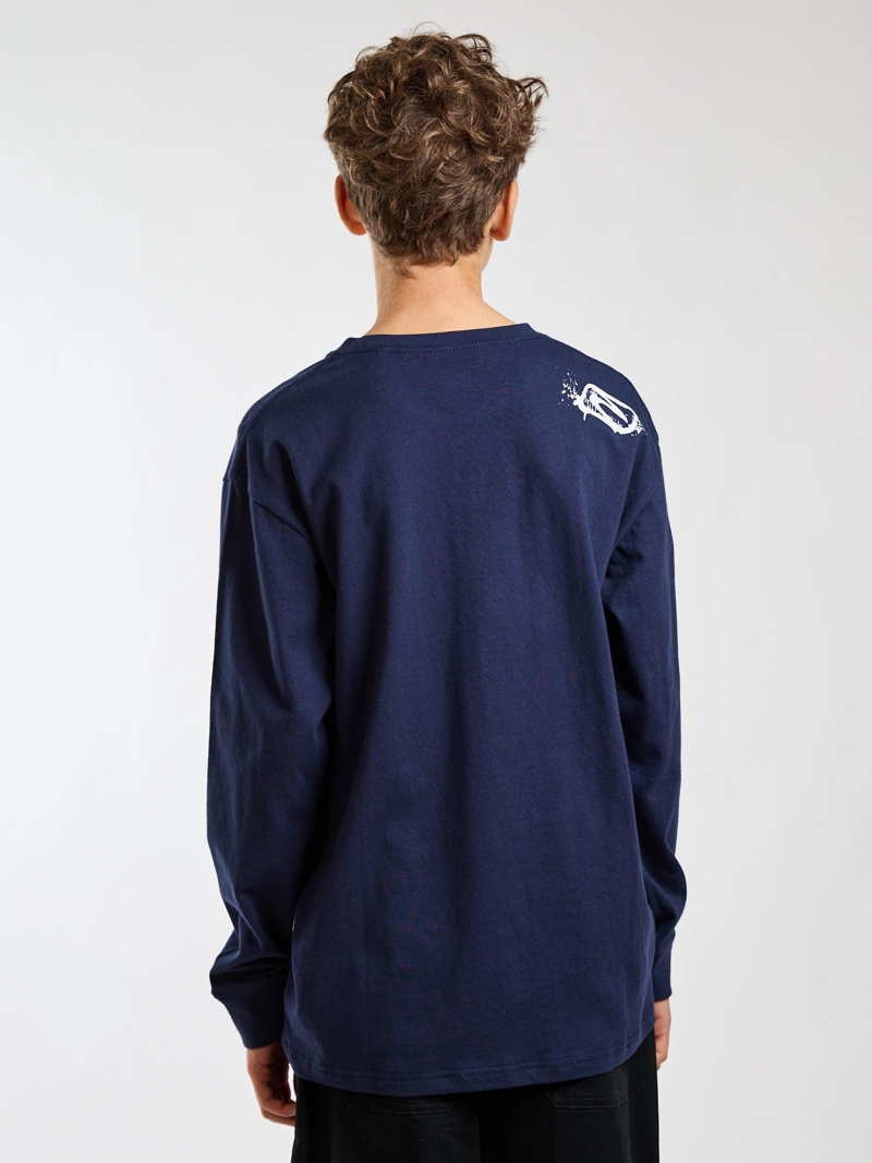 POLERA ML VENTURE AZUL MARINO INFANTIL RIP CURL - 3