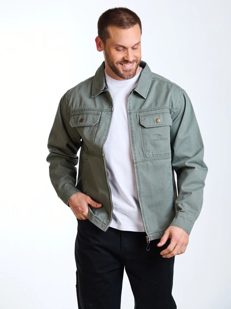 CHAQUETA TAHITI OLIVO HOMBRE RIP CURL - 9