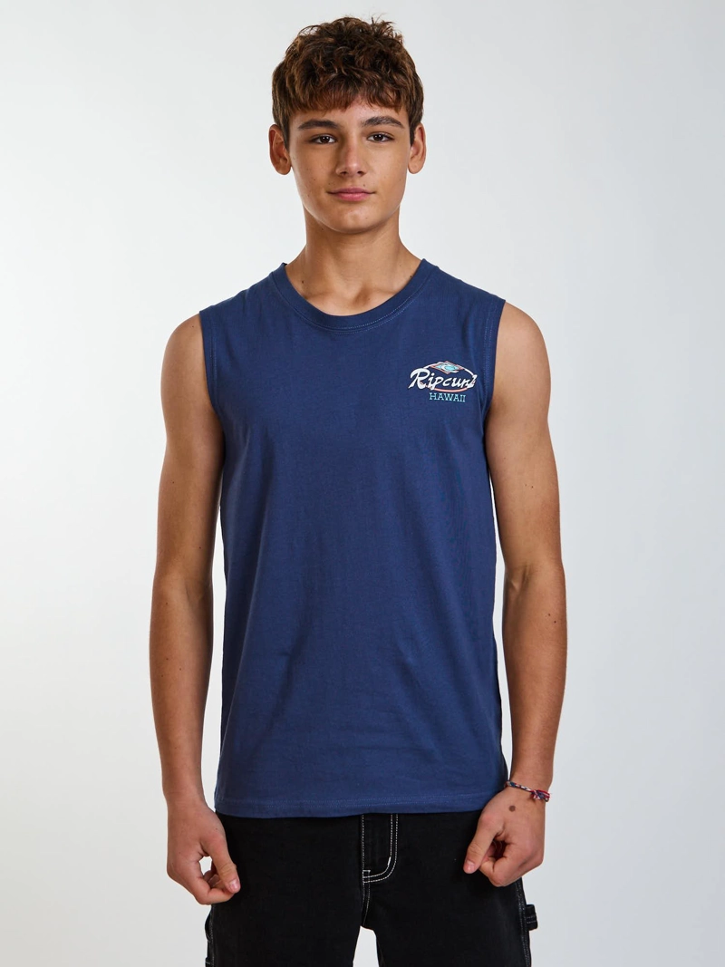 POLERA SM FREEDOM AZUL INFANTIL RIP CURL - 2