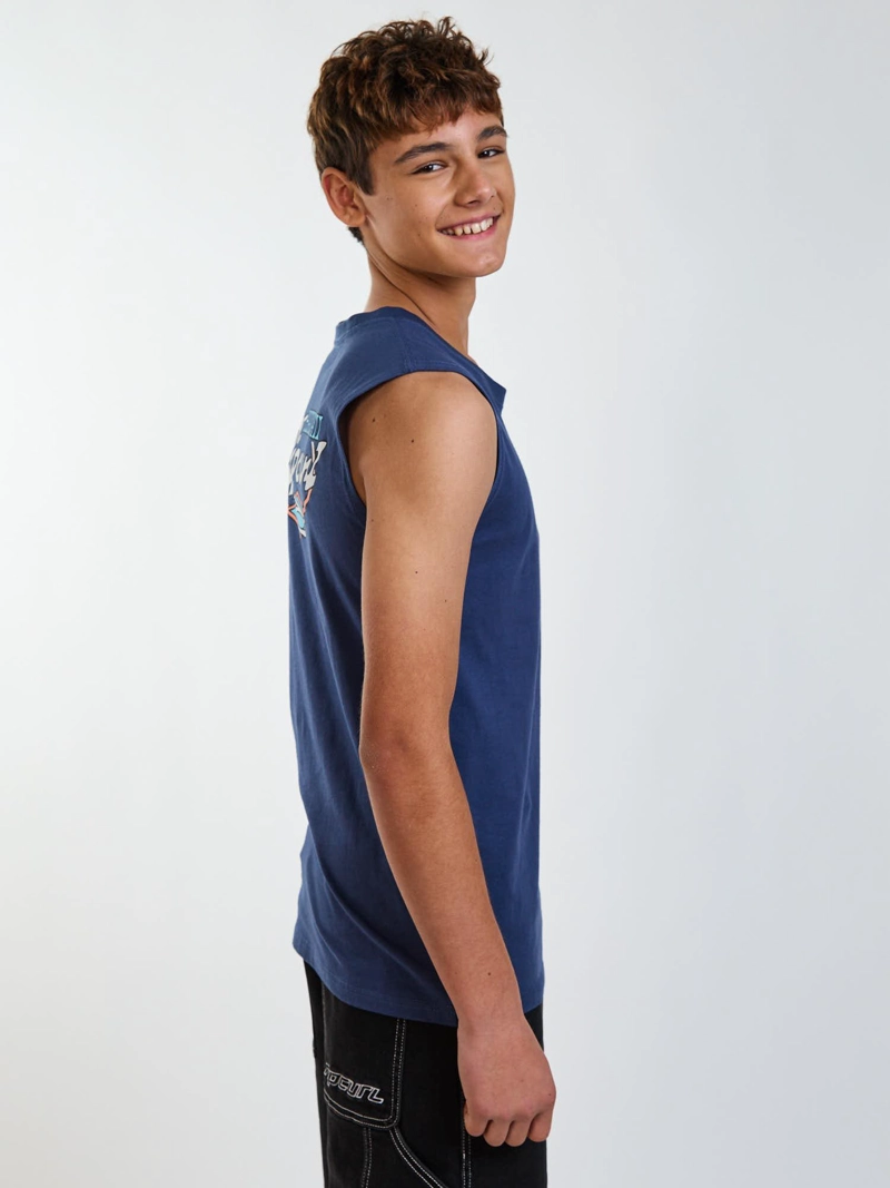 POLERA SM FREEDOM AZUL INFANTIL RIP CURL - 4