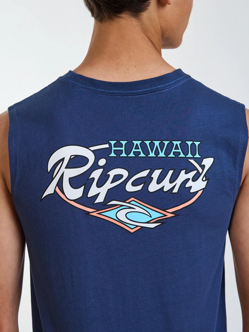 POLERA SM FREEDOM AZUL INFANTIL RIP CURL - 5