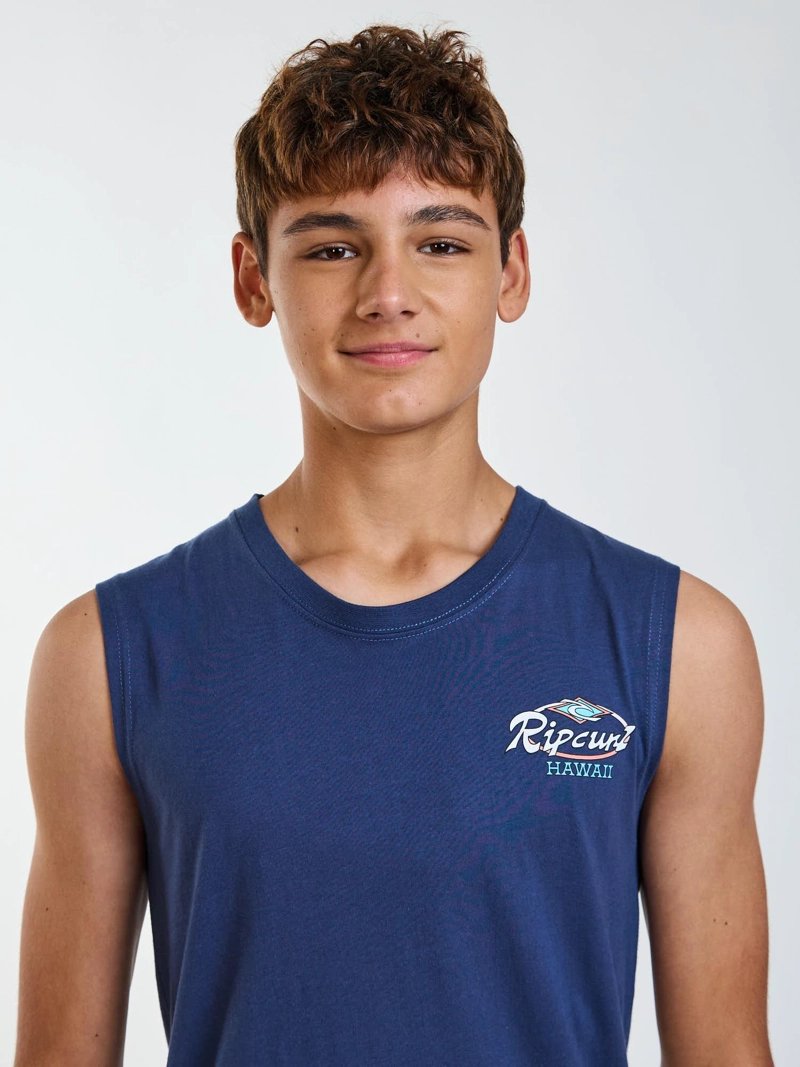 POLERA SM FREEDOM AZUL INFANTIL RIP CURL - 6