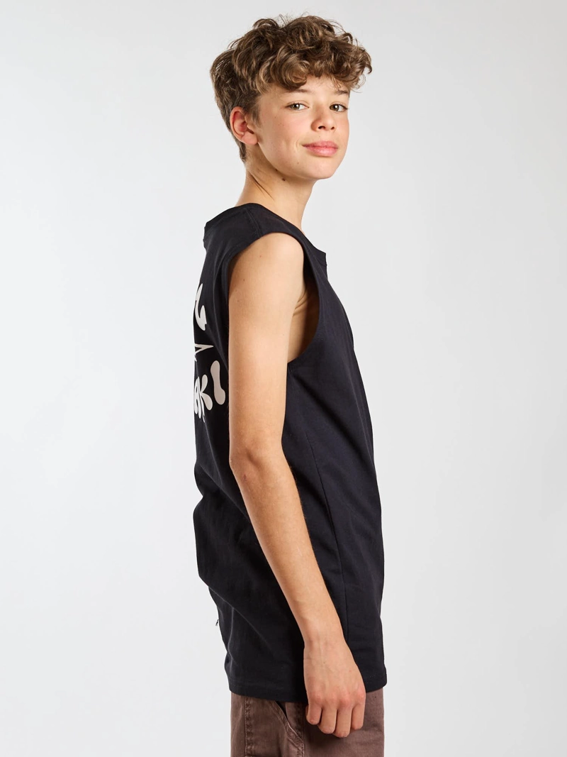 POLERA SM FREE NEGRO INFANTIL RIP CURL - 4