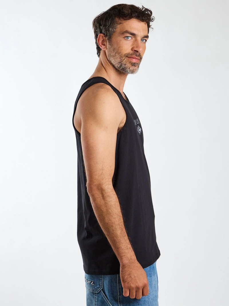 POLERA SM CHILL NEGRO HOMBRE RIP CURL - 4