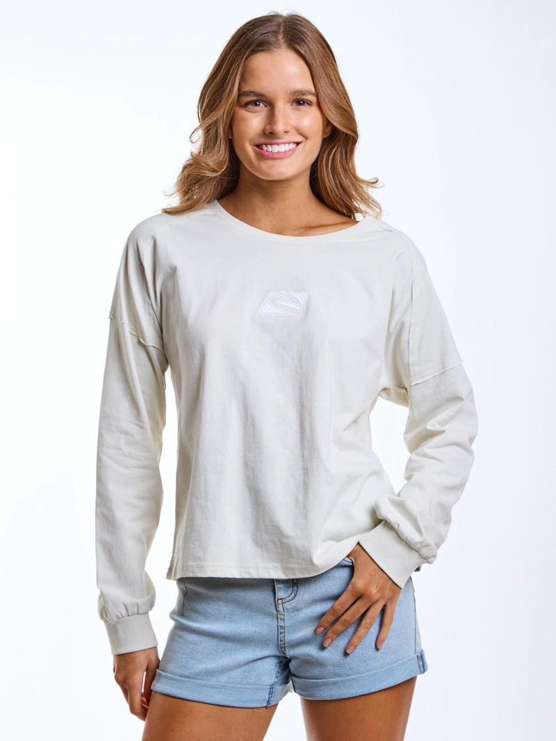 POLERA ML SORAE BEIGE MUJER RIP CURL - 2
