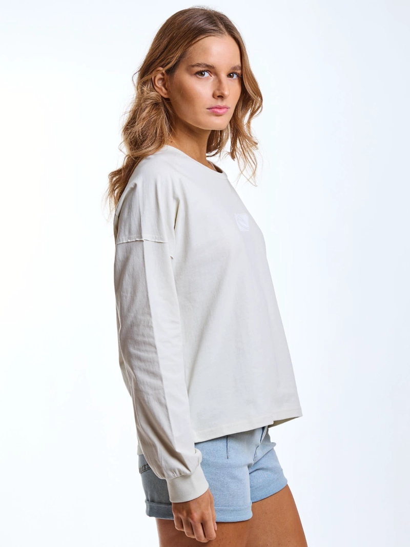 POLERA ML SORAE BEIGE MUJER RIP CURL - 4