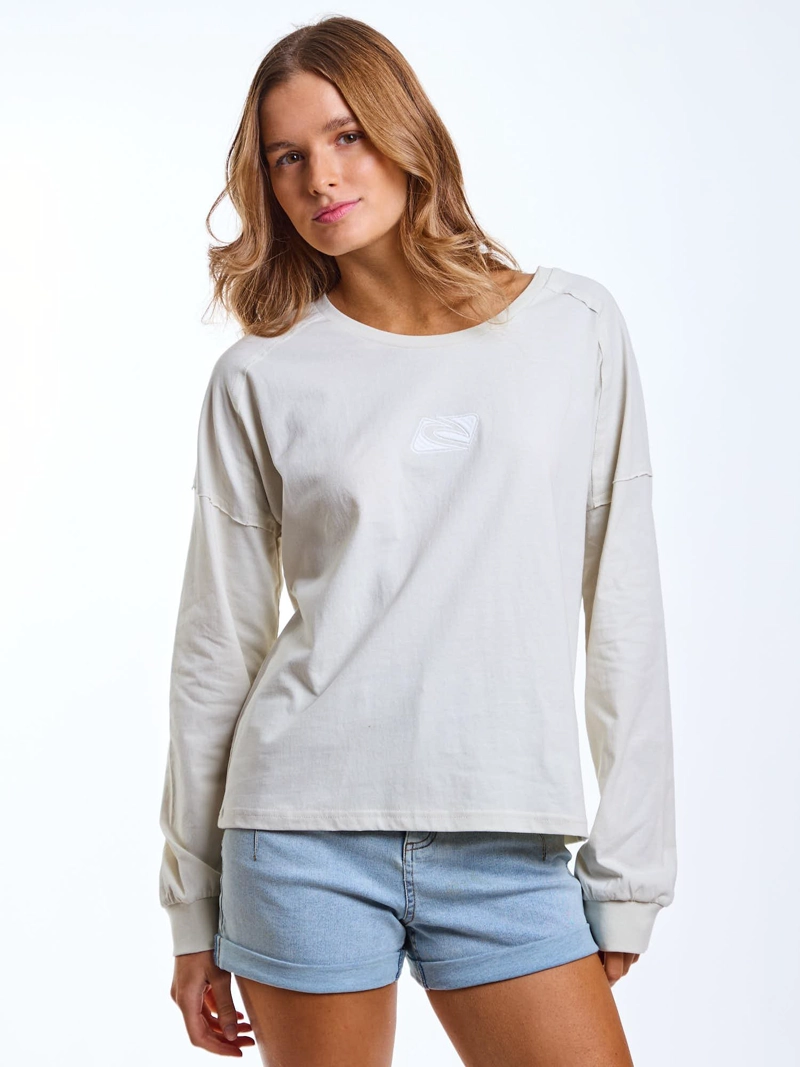 POLERA ML SORAE BEIGE MUJER RIP CURL - 7