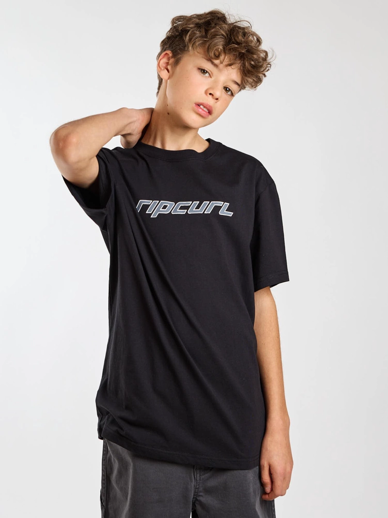POLERA MC BARREL NEGRO INFANTIL RIP CURL - 7