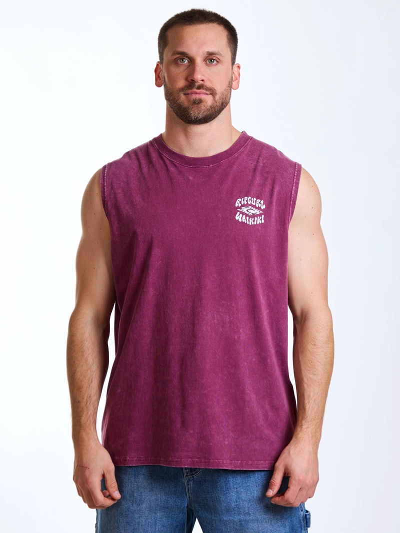POLERA SM ALIVE ROJO-OSCURO HOMBRE RIP CURL - 2
