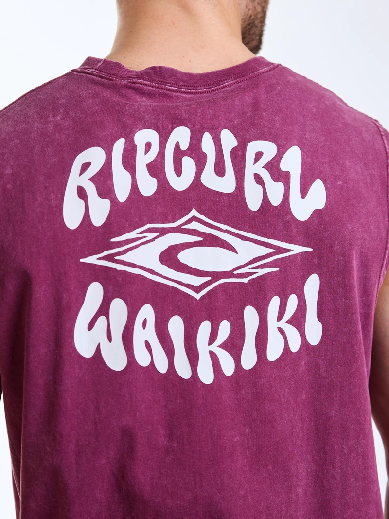 POLERA SM ALIVE ROJO-OSCURO HOMBRE RIP CURL - 5