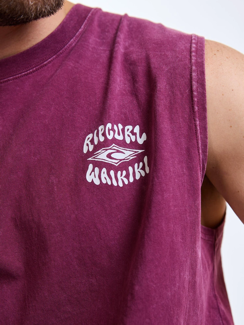 POLERA SM ALIVE ROJO-OSCURO HOMBRE RIP CURL - 7