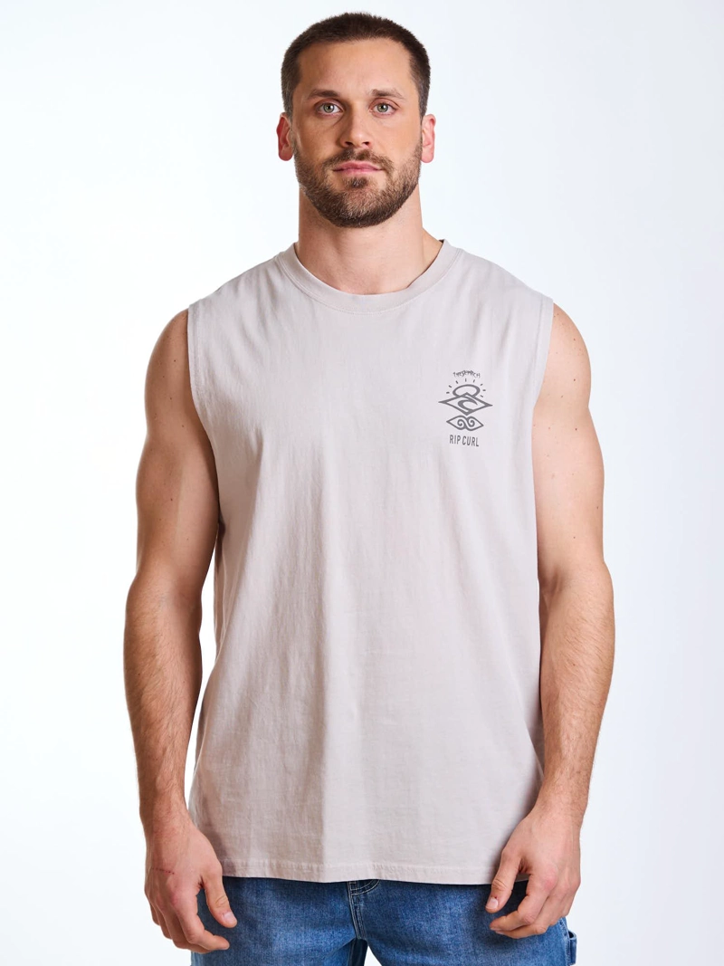 POLERA SM ENDLESS BEIGE HOMBRE RIP CURL - 2