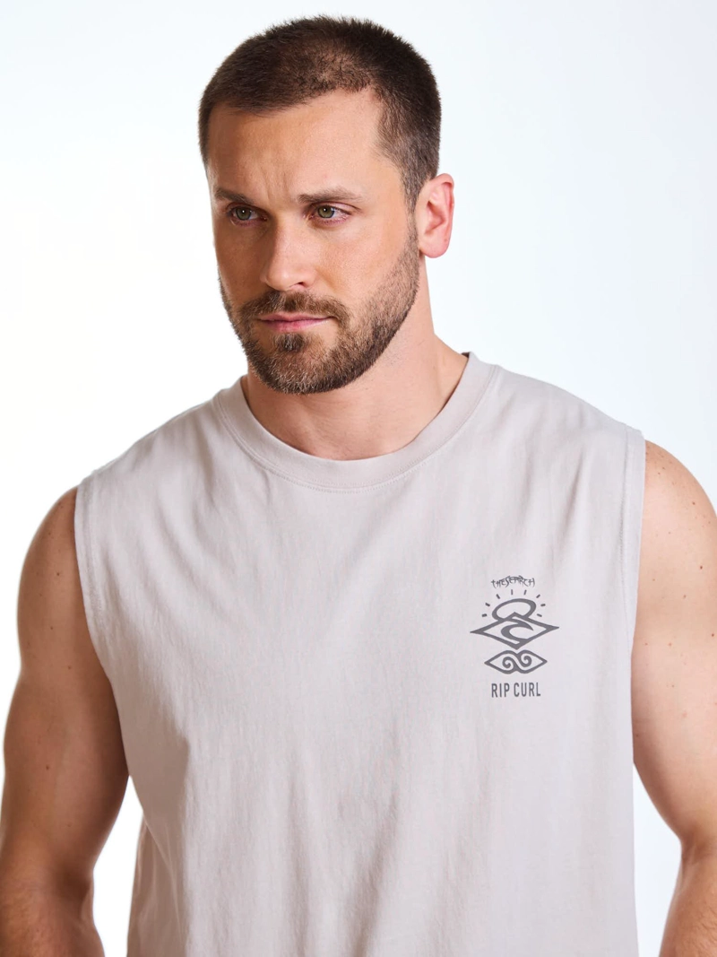 POLERA SM ENDLESS BEIGE HOMBRE RIP CURL - 6