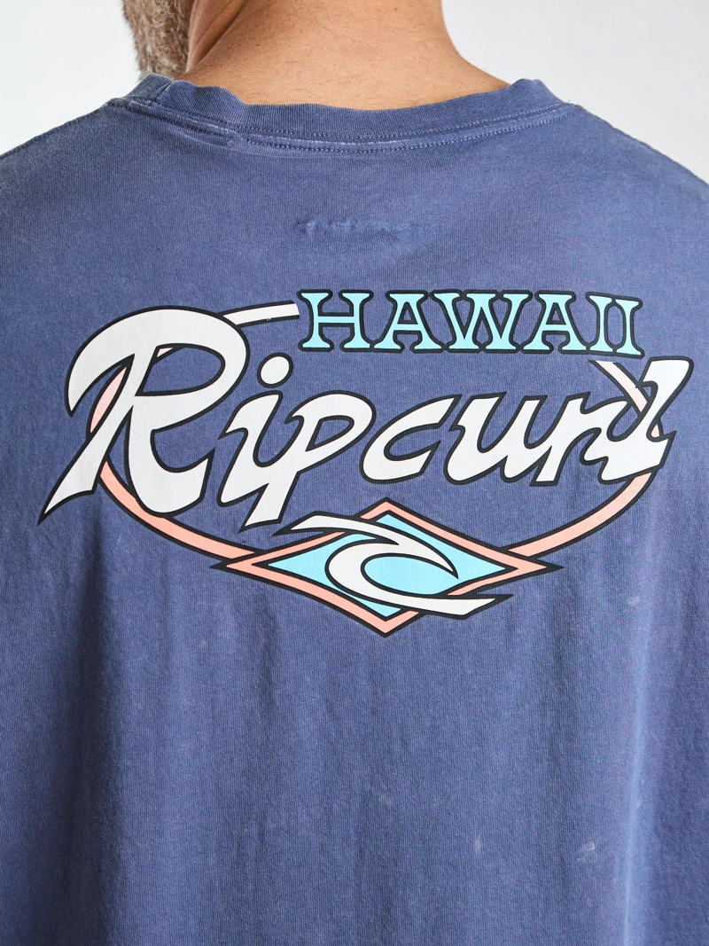 POLERA SM VIBES AZUL HOMBRE RIP CURL - 5