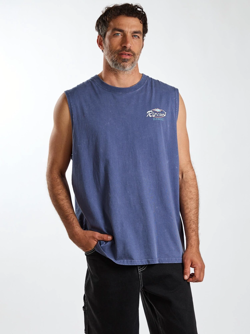 POLERA SM VIBES AZUL HOMBRE RIP CURL - 8