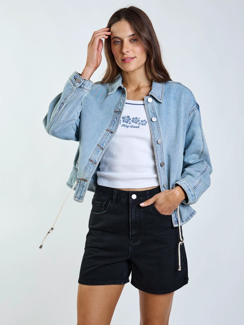 CHAQUETA SAMOA DENIM MUJER RIP CURL - 1