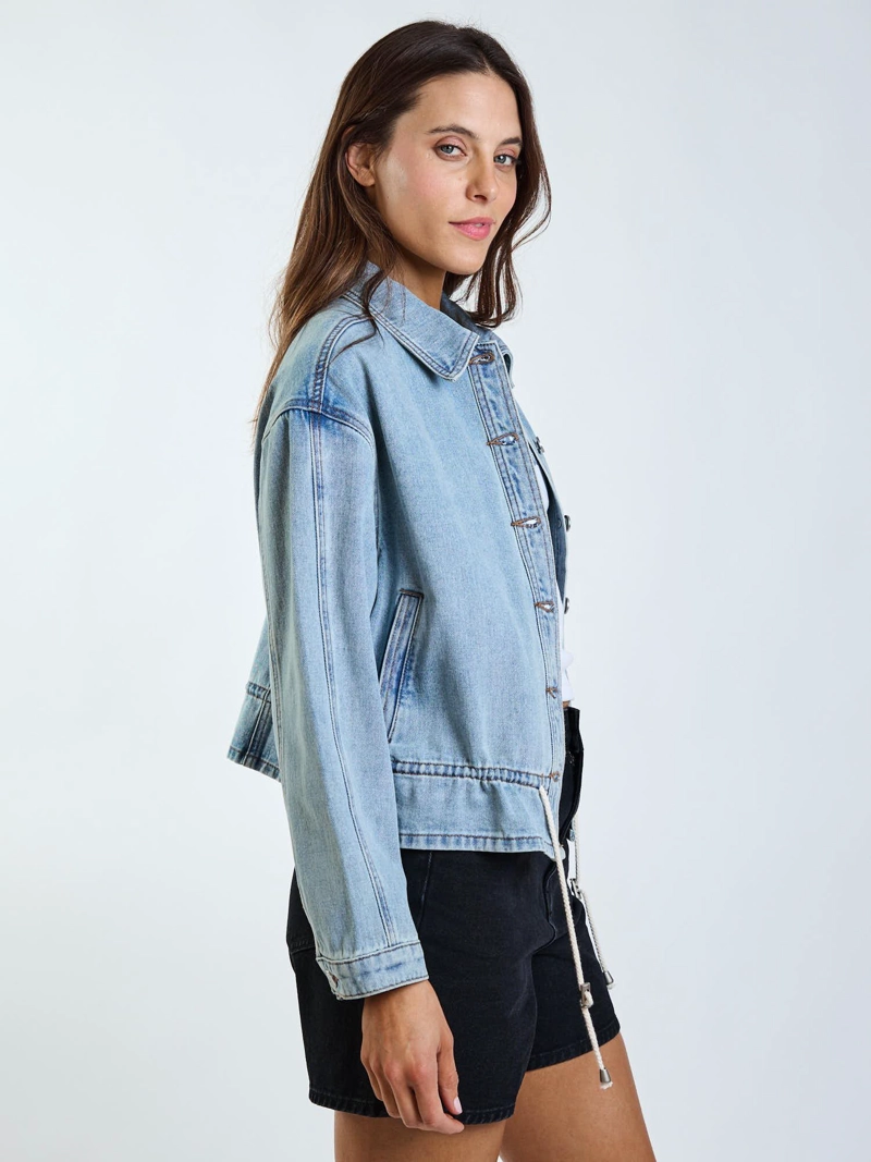 CHAQUETA SAMOA DENIM MUJER RIP CURL - 4