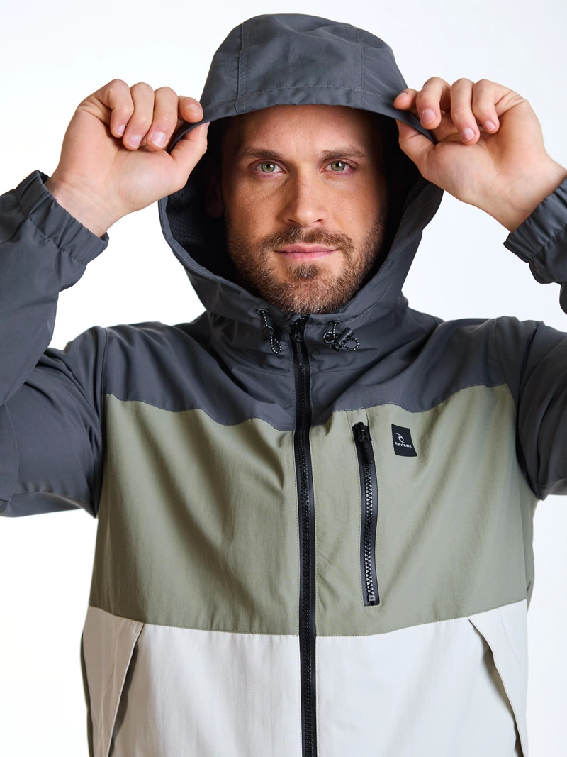 CORTAVIENTO SOLSTICE OLIVO HOMBRE RIP CURL - 5