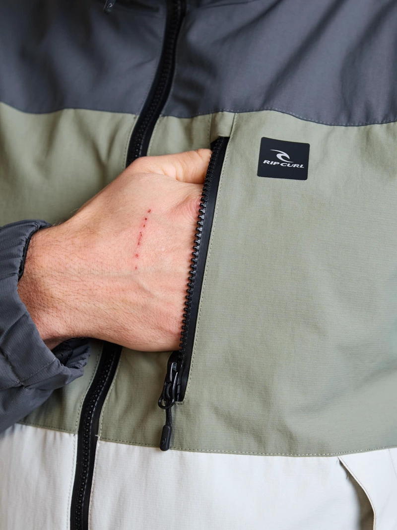 CORTAVIENTO SOLSTICE OLIVO HOMBRE RIP CURL - 6