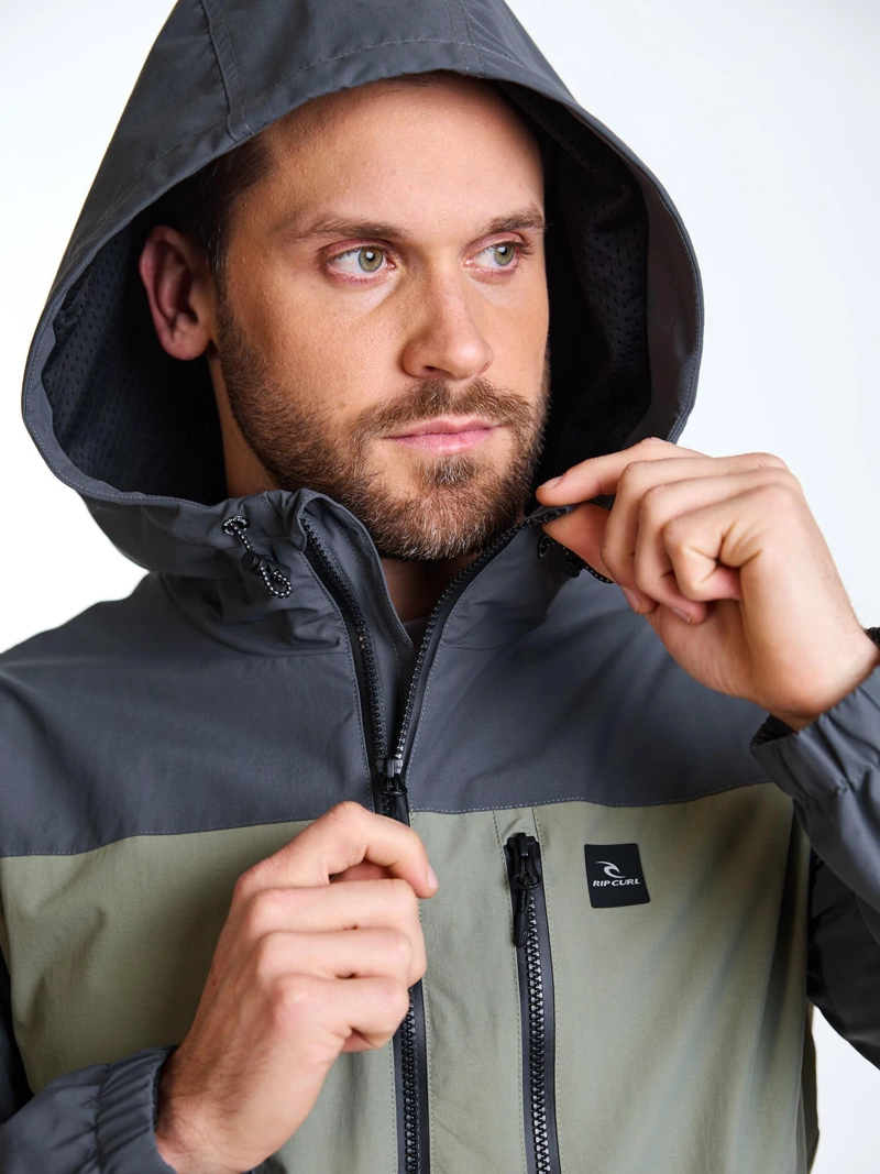 CORTAVIENTO SOLSTICE OLIVO HOMBRE RIP CURL - 7