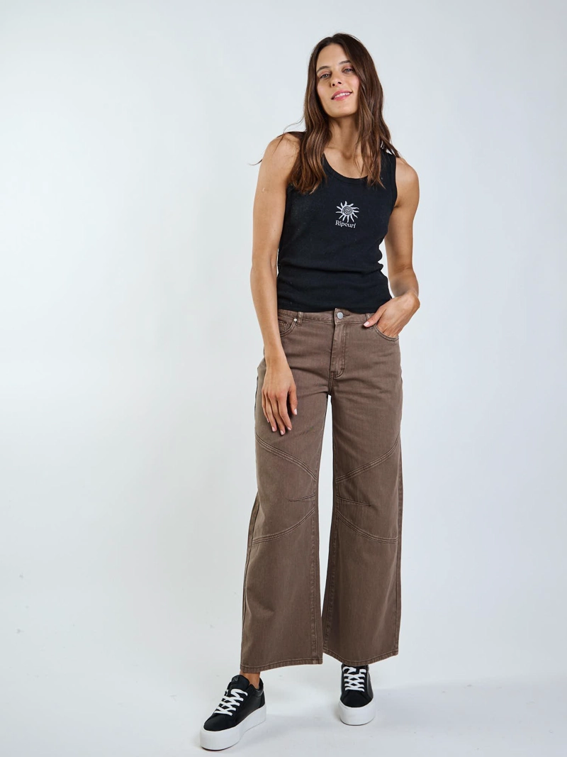 PANTALON SERENA CAFE MUJER RIP CURL - 1
