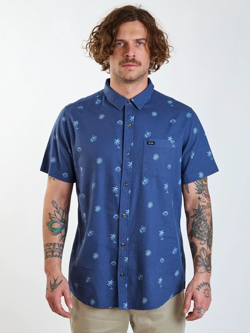 CAMISA MC ROCCO MULTICOLOR HOMBRE RIP CURL - 1