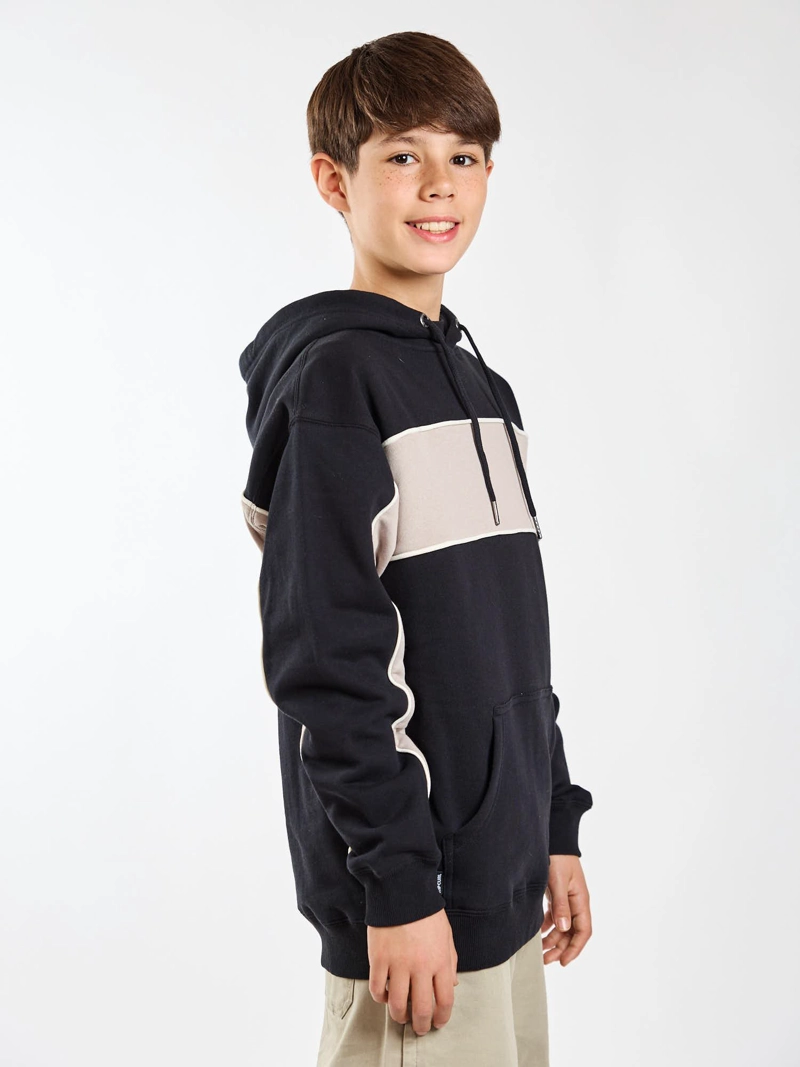 POLERON CANGURO GLIDE NEGRO INFANTIL RIP CURL - 4