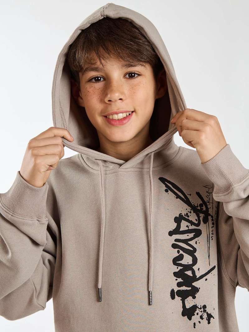 POLERON CANGURO RIDE CAFE INFANTIL RIP CURL - 6