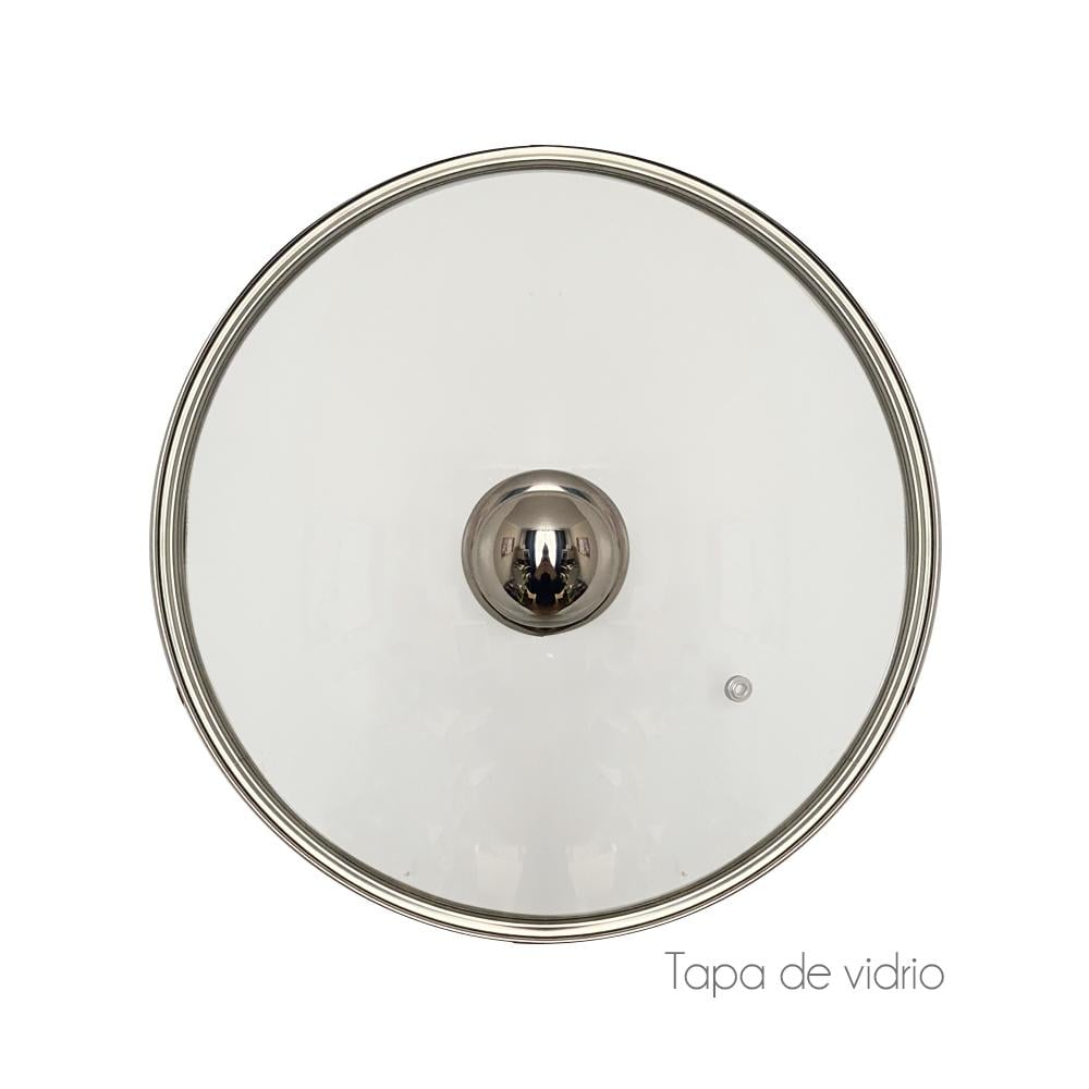 BATERÍA DE COCINA 10 PIEZAS ALTAS GRANITO ANTIADHERENTE - EN COLOR NEGRO - 1