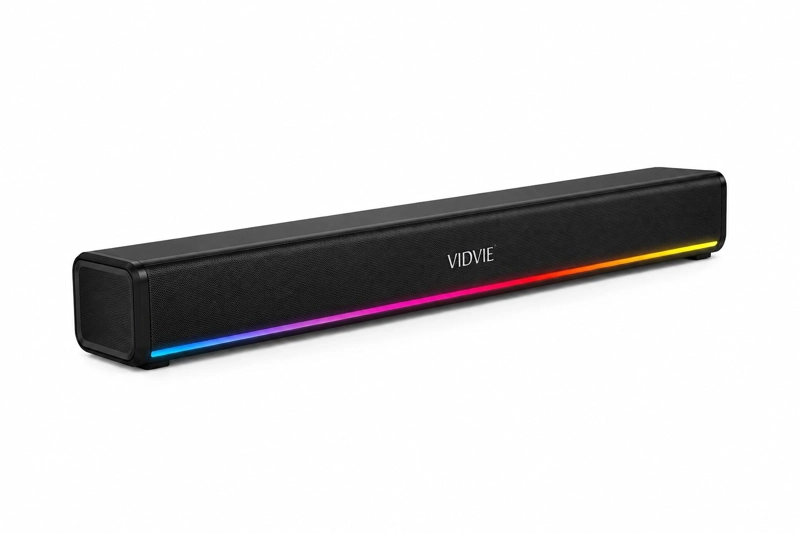 BARRA DE SONIDO BLUETOOTH RGB SPEAKER GAMER USB TIPO C 10W - 4