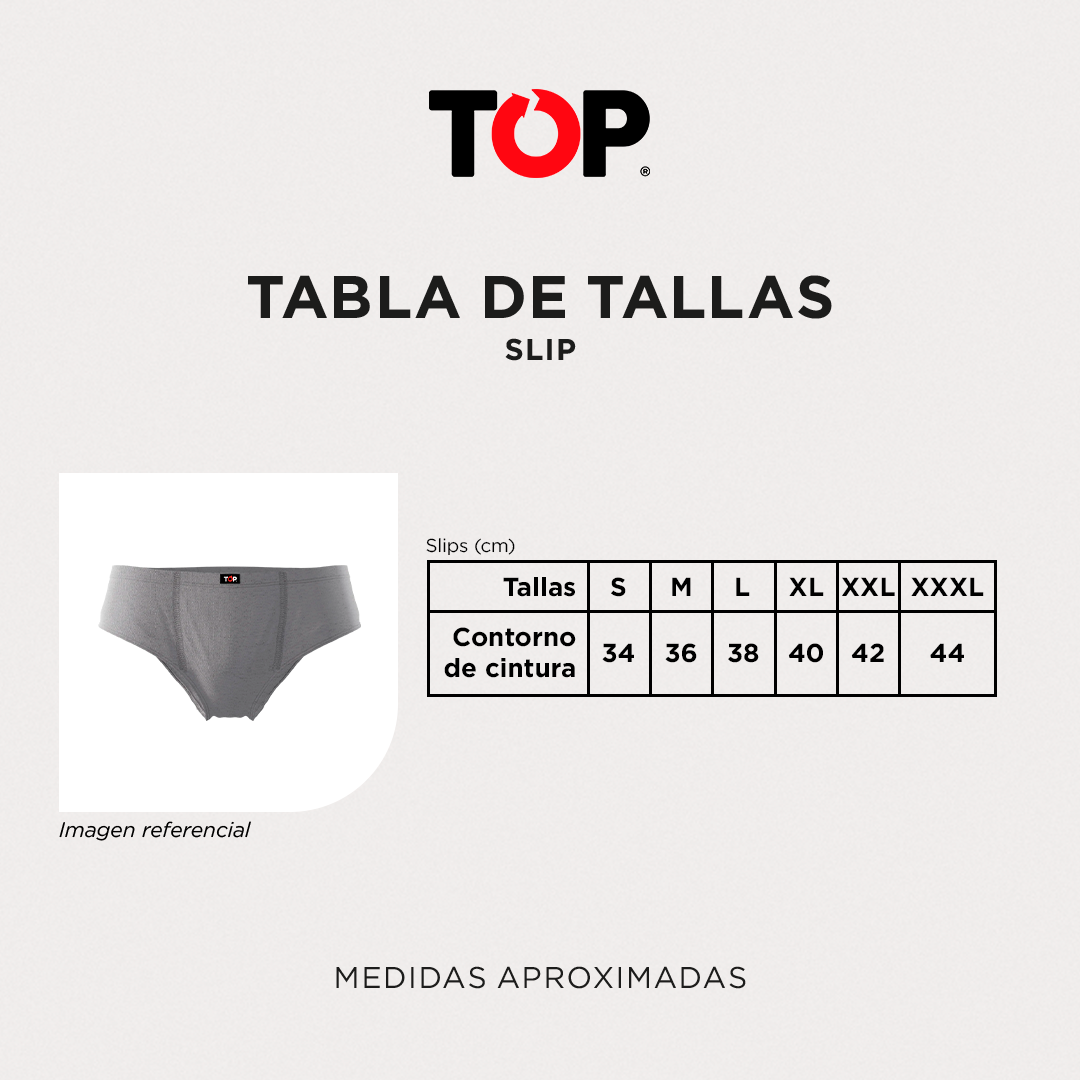 SLIP CLÁSICO ALGODÓN PACK 5 C1 TOP - 7