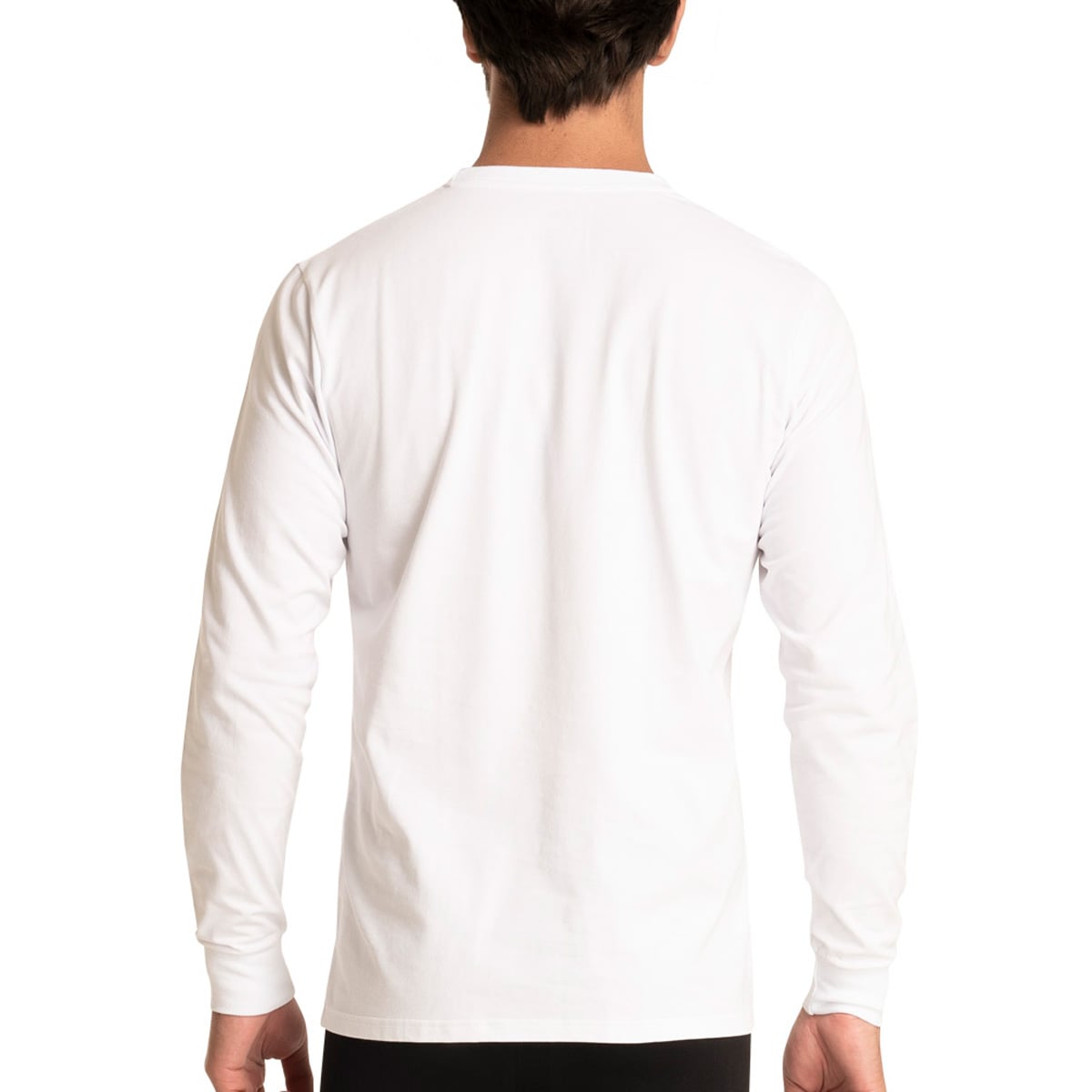 CAMISETAS BLANCAS PACK 2 MANGA LARGA HOMBRE C1 TOP - 2