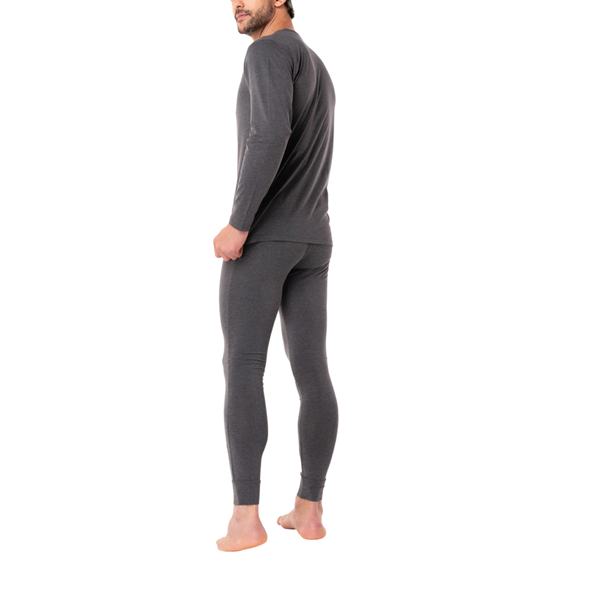 CAMISETA HOMBRE TOP GRIS OUTDOOR MANGA LARGA - 2