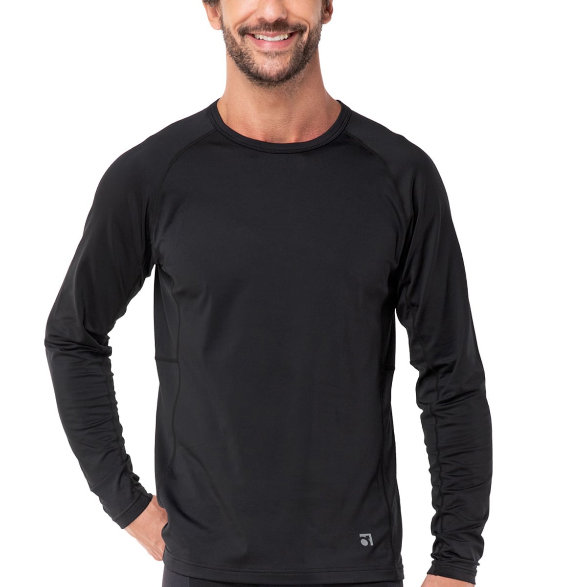 CAMISETA HOMBRE TOP NEGRO PRIMERA CAPA - 1