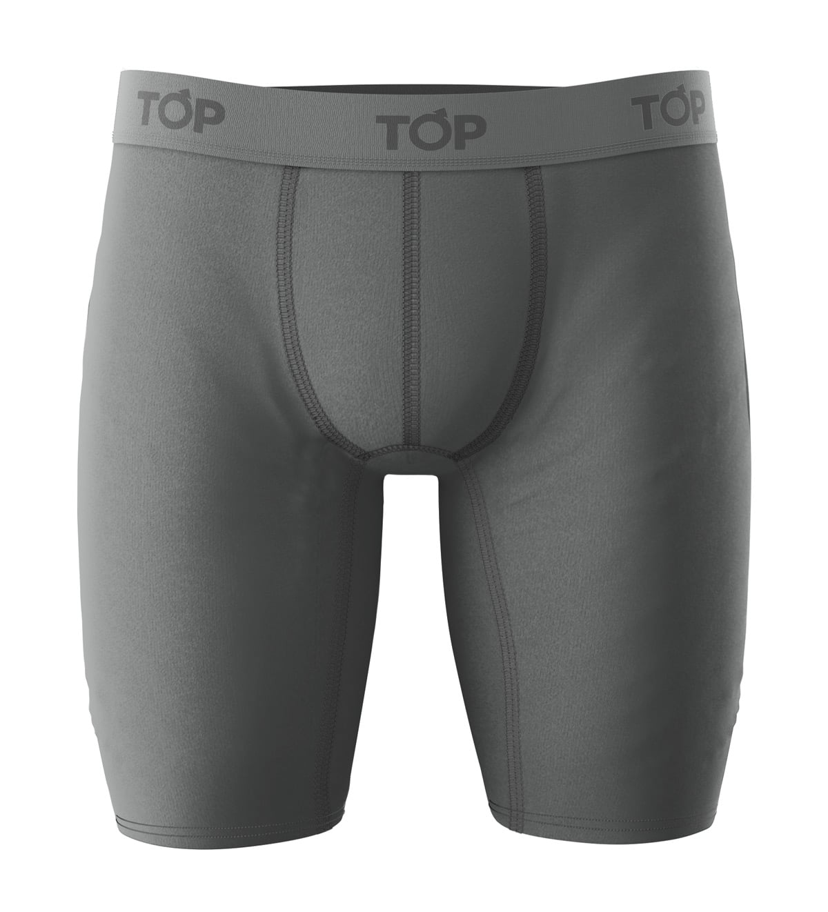 PACK 3 BÓXER ALGODÓN HOMBRE TOP GRIS LARGO C2 - 4